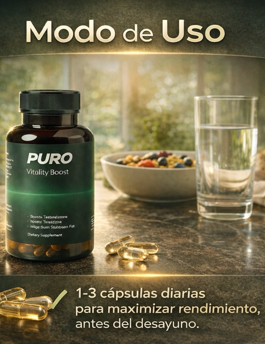 PURO™ | El secreto para deshincharte de forma 100% natural y recuperar tu cuerpo de hombre.