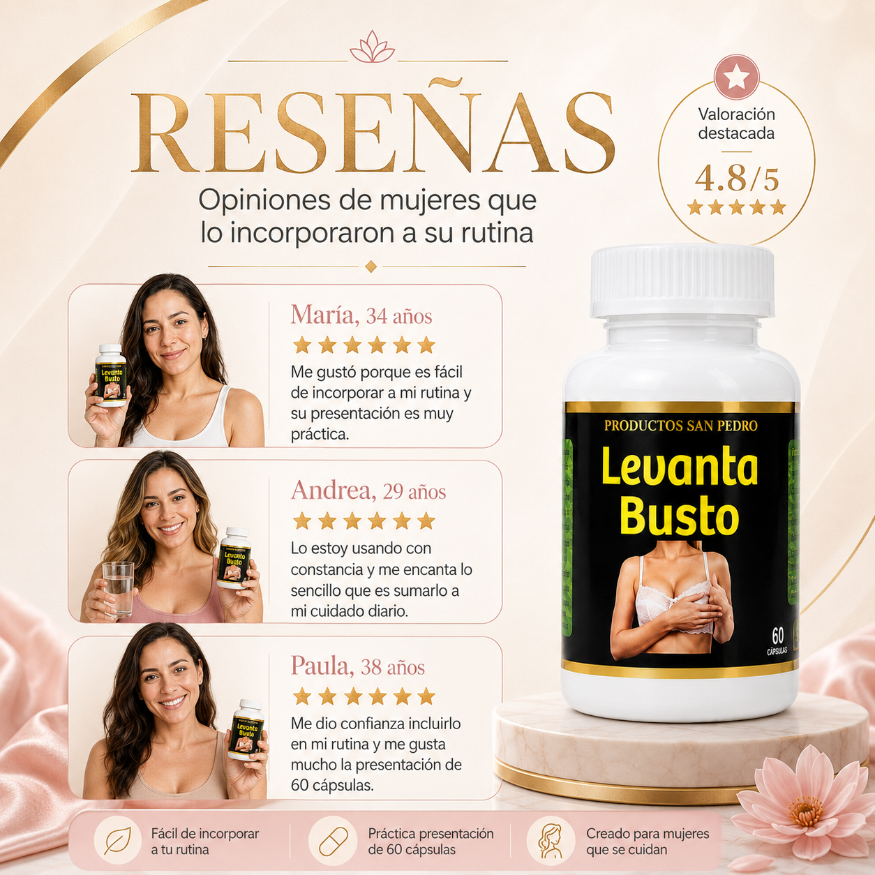 Bustelle™ - Fórmula de Cuidado Femenino TRATAMIENTO COMPLETO 🔥 😍