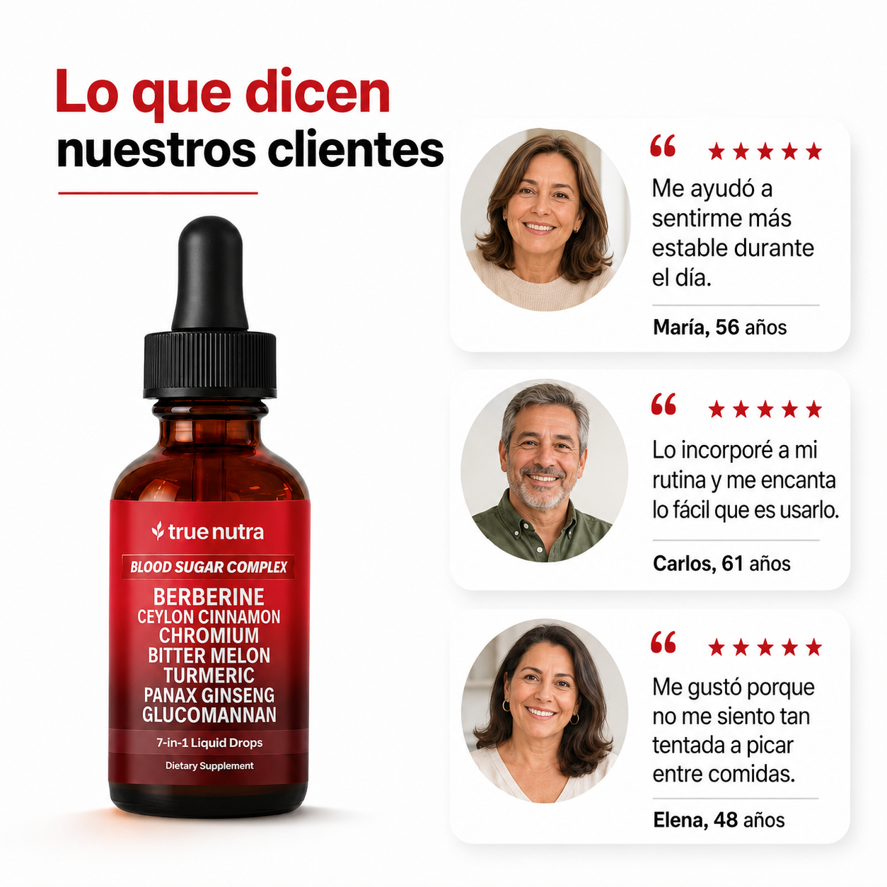 True Nutra BSC – Fórmula Natural para Glucosa y Energía