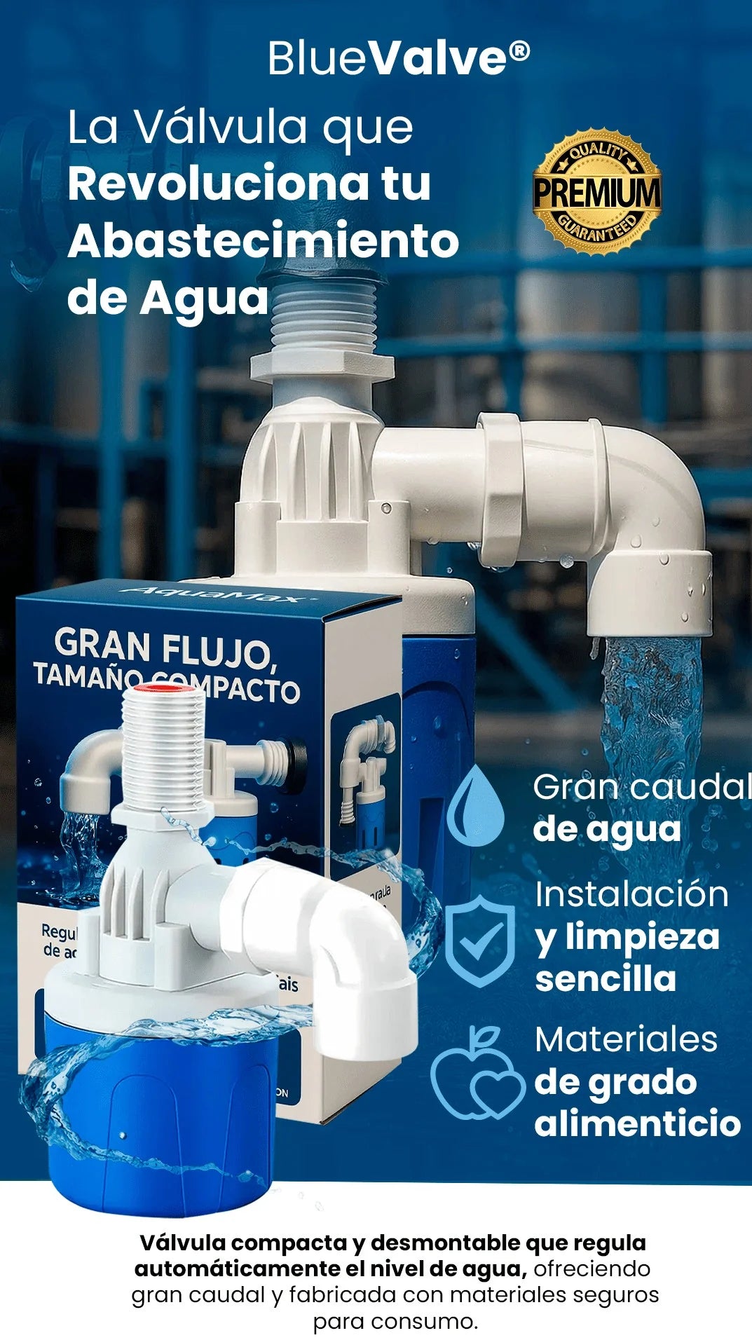 Valvula de flotacion automatica ✅ 🏠
