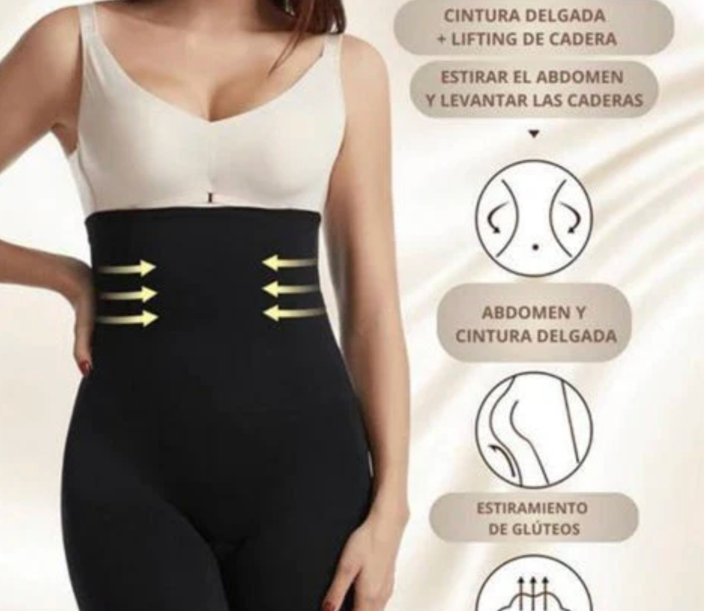 Pantalones cortos de ropa interior para adelgazar levantadores de glúteos
