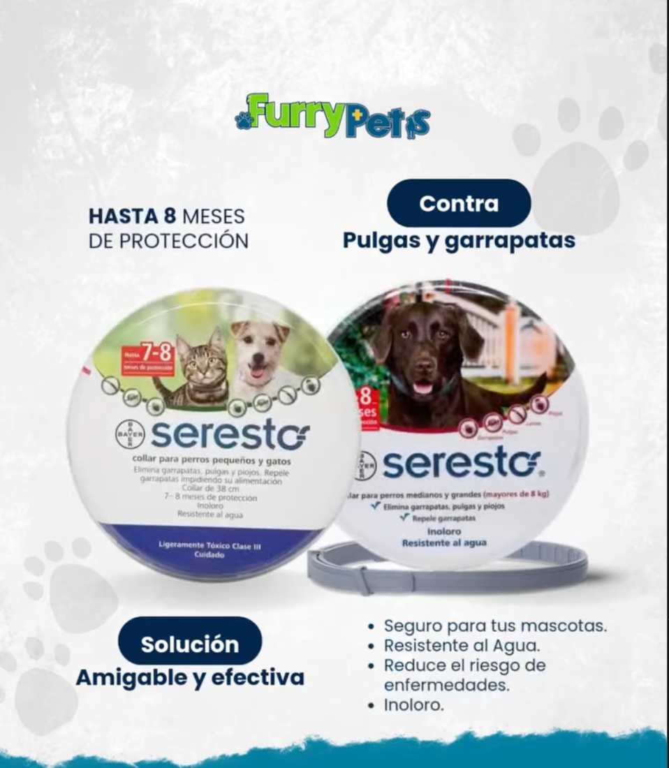 Promoción Especial 2x1🐶  : Compra 1 Collar Antiparasitario y Llévate 2 – 8 Meses de Protección – Ajustable para Perros y Gatos – Talla 70cm