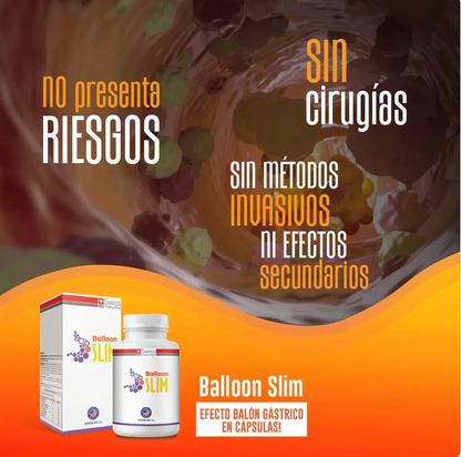 Pierde peso sin riesgos ni cirugías con Balloon SLIM™ OFERTA 2X1