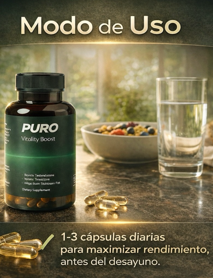 PURO™ | El secreto para deshincharte de forma 100% natural y recuperar tu cuerpo de hombre.