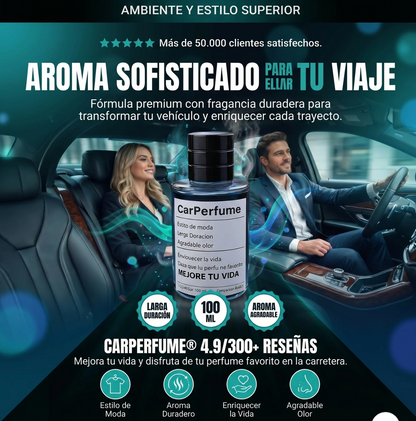 PERFUME PARA CARRO- ¡Convierte tu vehículo en un santuario de frescura premium!