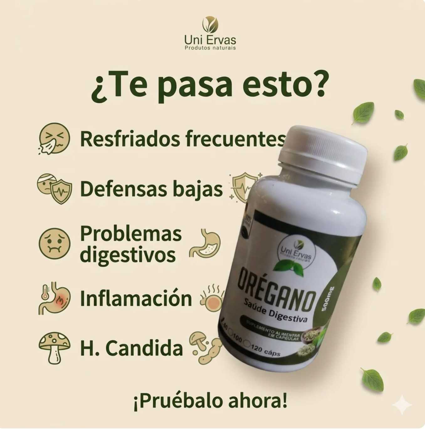 ACEITE DE OREGANO EN CAPSULAS 💊