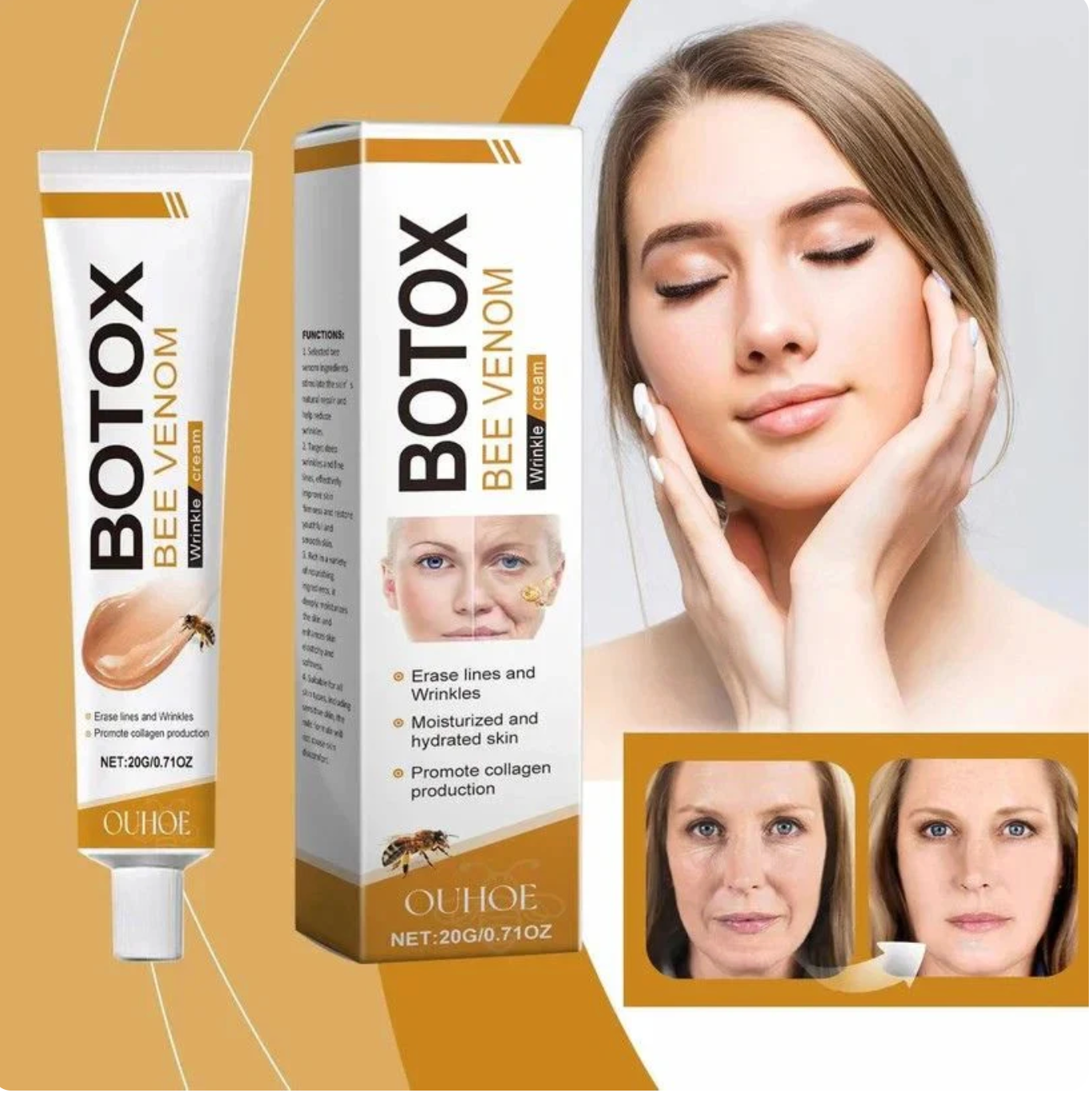 BOTOX Luxevéria — Suaviza el aspecto de las arrugas en 2 minutos — Sérum antiedad rápido y eficaz — Ahorra tiempo y dinero