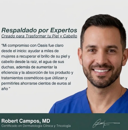 Salva Tu Piel, Tu Pelo y Tu Salud del Desastre con Oasis™