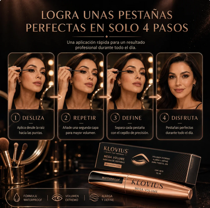 2x1 Klovius l Máscara de Pestañas Premium l Edición Limitada
