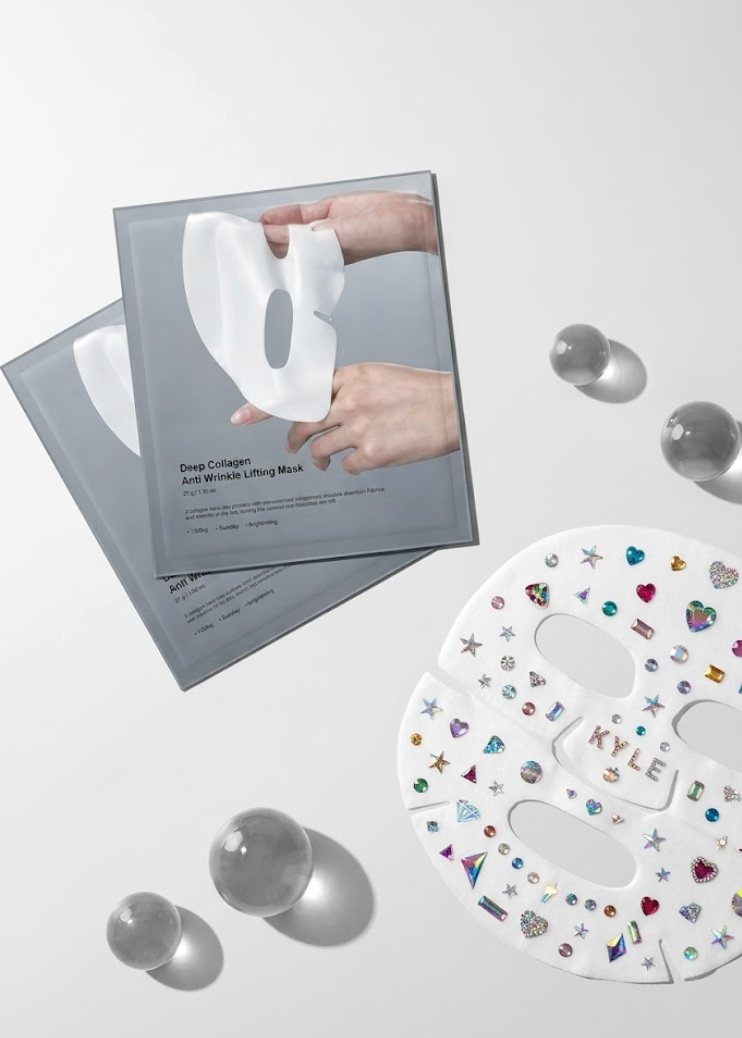 🔥50% OFF🔥 Mascarilla reafirmante antiarrugas con colágeno profundo + stikers brillantes 💖