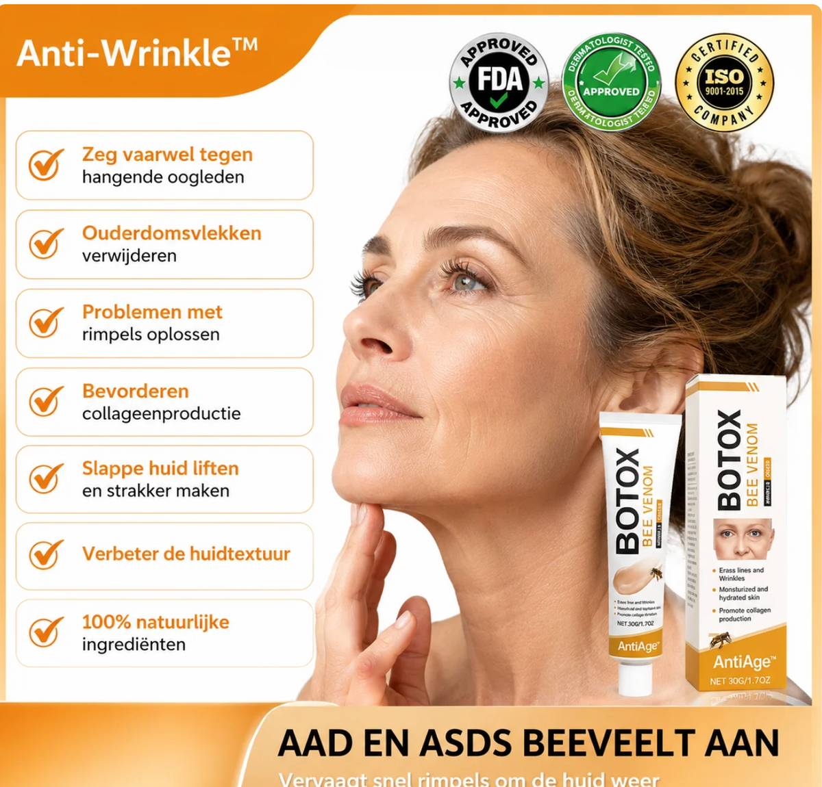 Crema Antiarrugas™ | Crema Antiarrugas con Botox