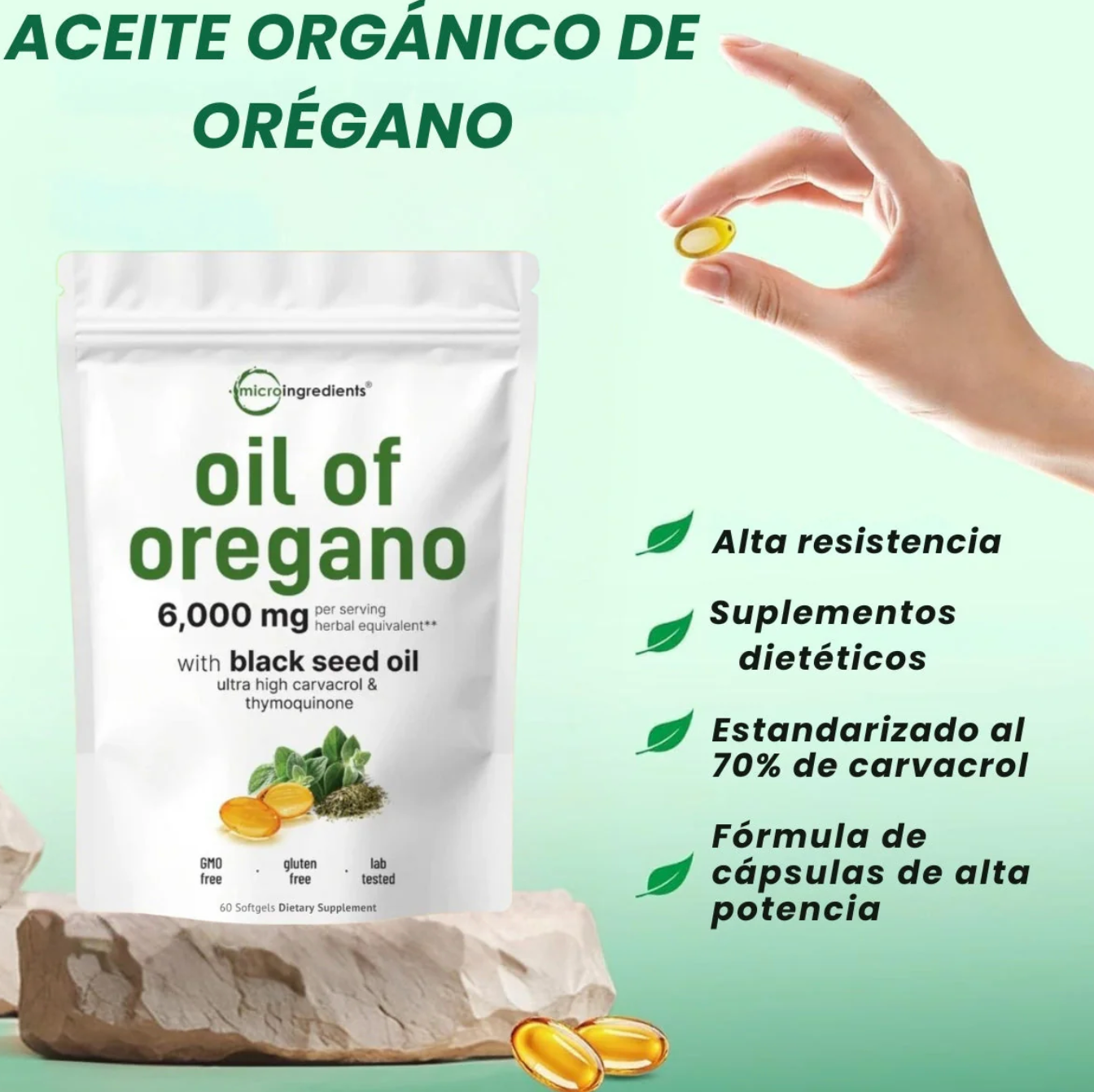 Aceite de Orégano y Semilla Negra - 😱AUMENTA TUS DEFENSAS EN SEGUNDOS😱