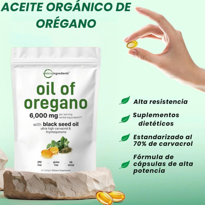 Aceite de Orégano y Semilla Negra - 😱AUMENTA TUS DEFENSAS EN SEGUNDOS😱