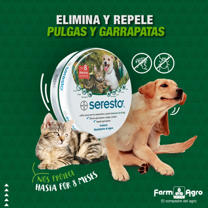 Promoción Especial 2x1🐶  : Compra 1 Collar Antiparasitario y Llévate 2 – 8 Meses de Protección – Ajustable para Perros y Gatos – Talla 70cm