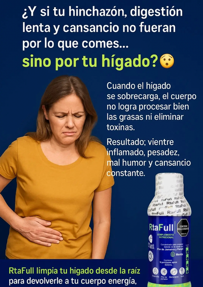 RtaFull - Tratamiento Natural Para Higado - OFERTA 2X1 SOLO POR ESTE MES