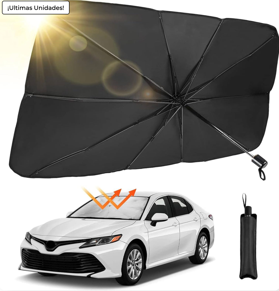 Sombrilla Parasol Plegable Anti Rayos UV