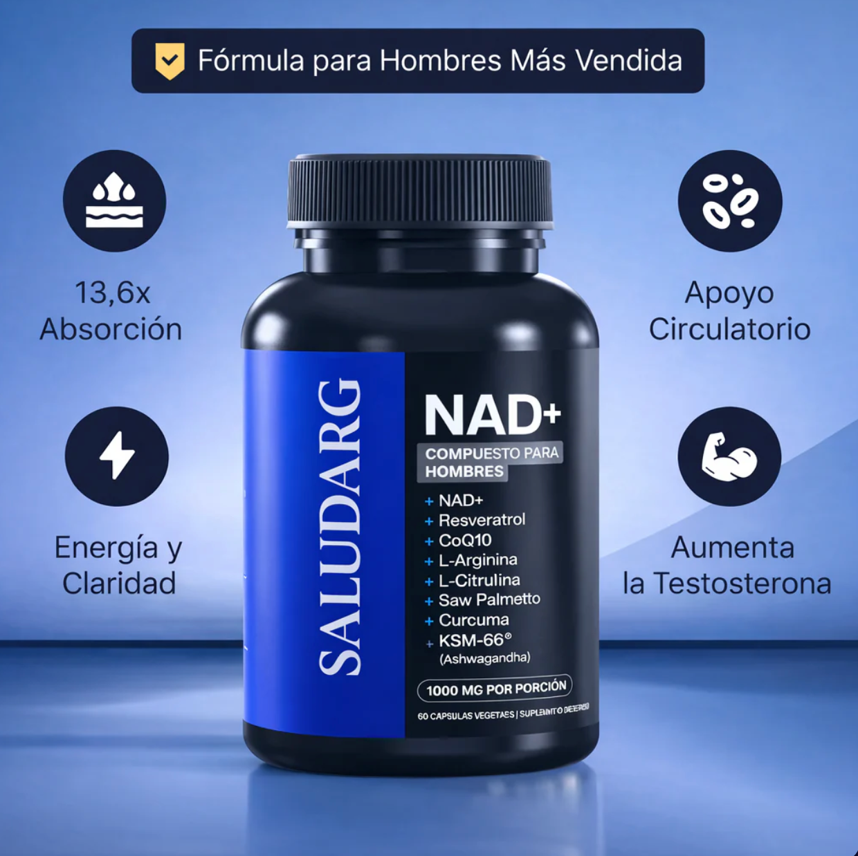 NAD + Liposomal para MUJERES  OFERTA 2X1 ✅