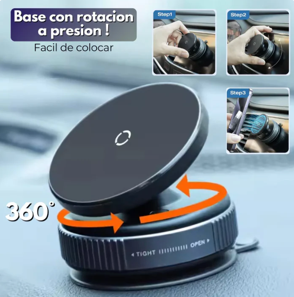 Soporte Magnético – Mantén tu celular firme, visible y siempre a mano