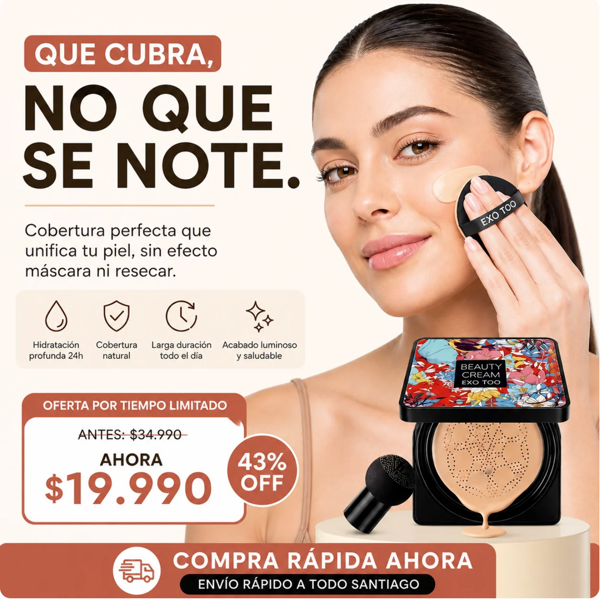 Beauty Cream – Cubre. Pero no parece maquillaje