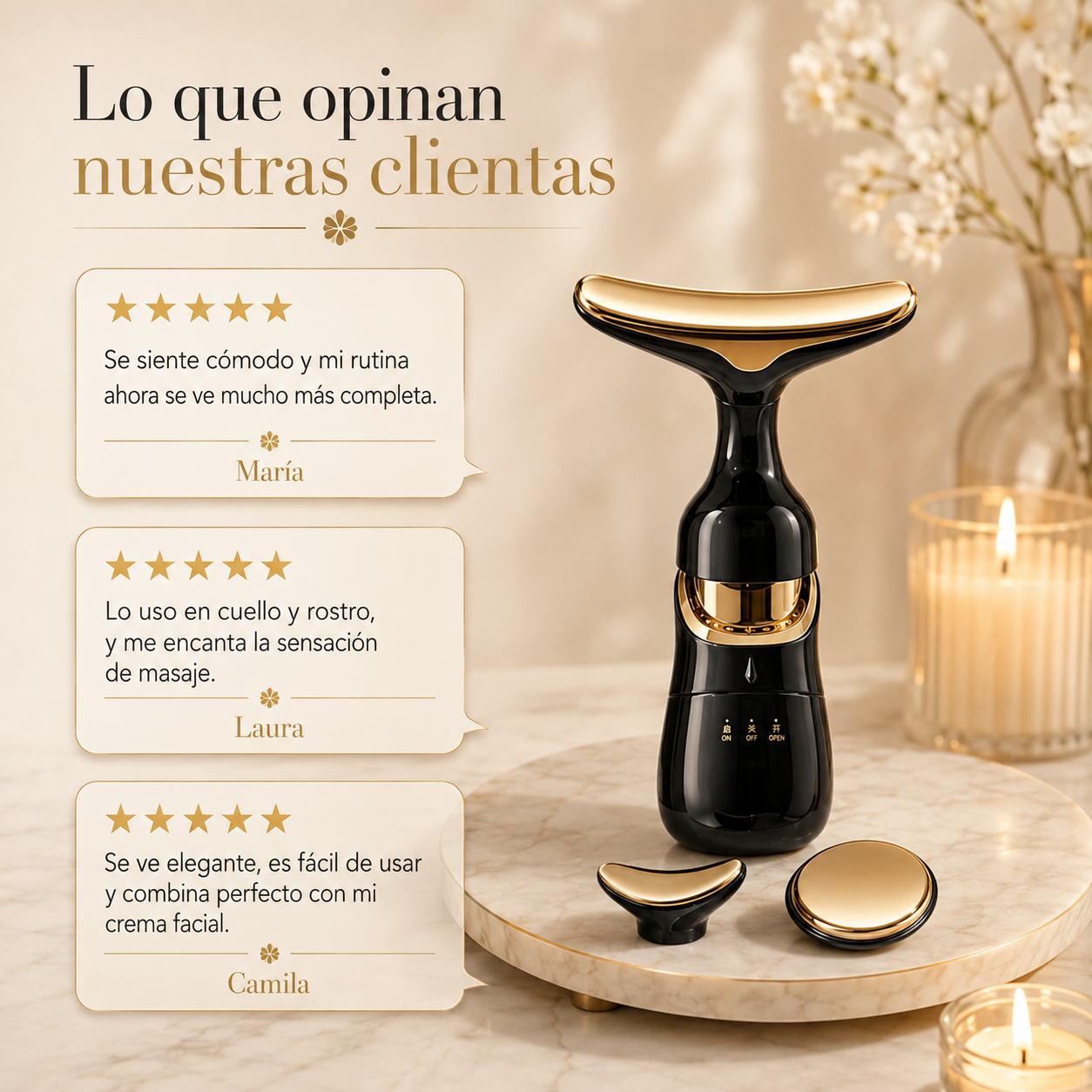 AuraLift™ 4D — más femenino y sofisticado.