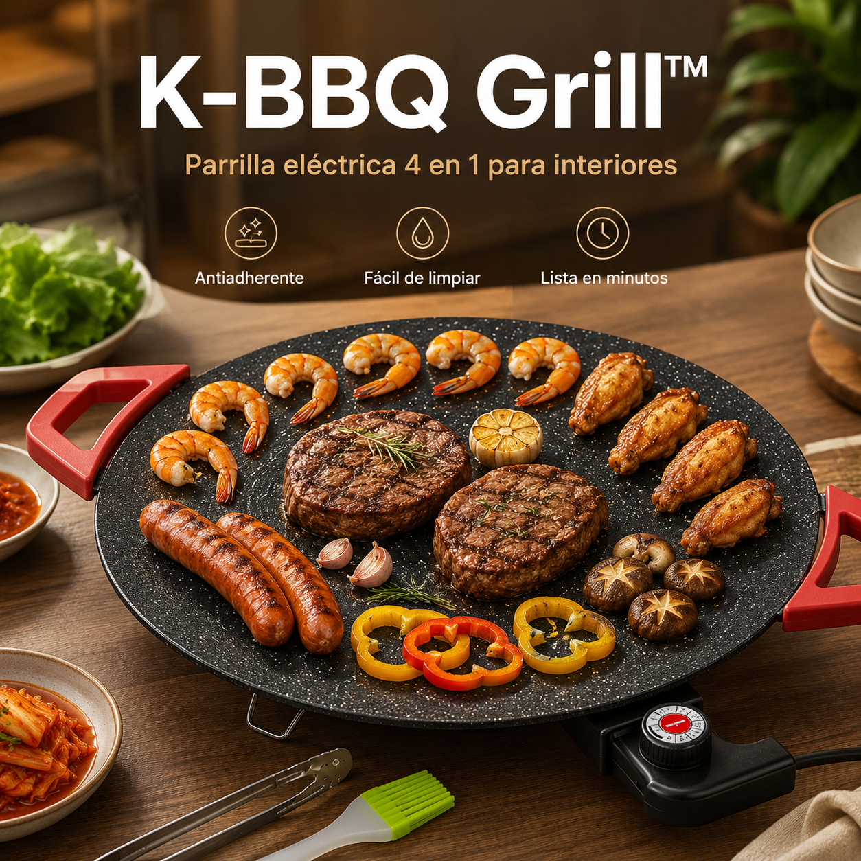 K-BBQ Grill™ - Cocina y parrilla en casa