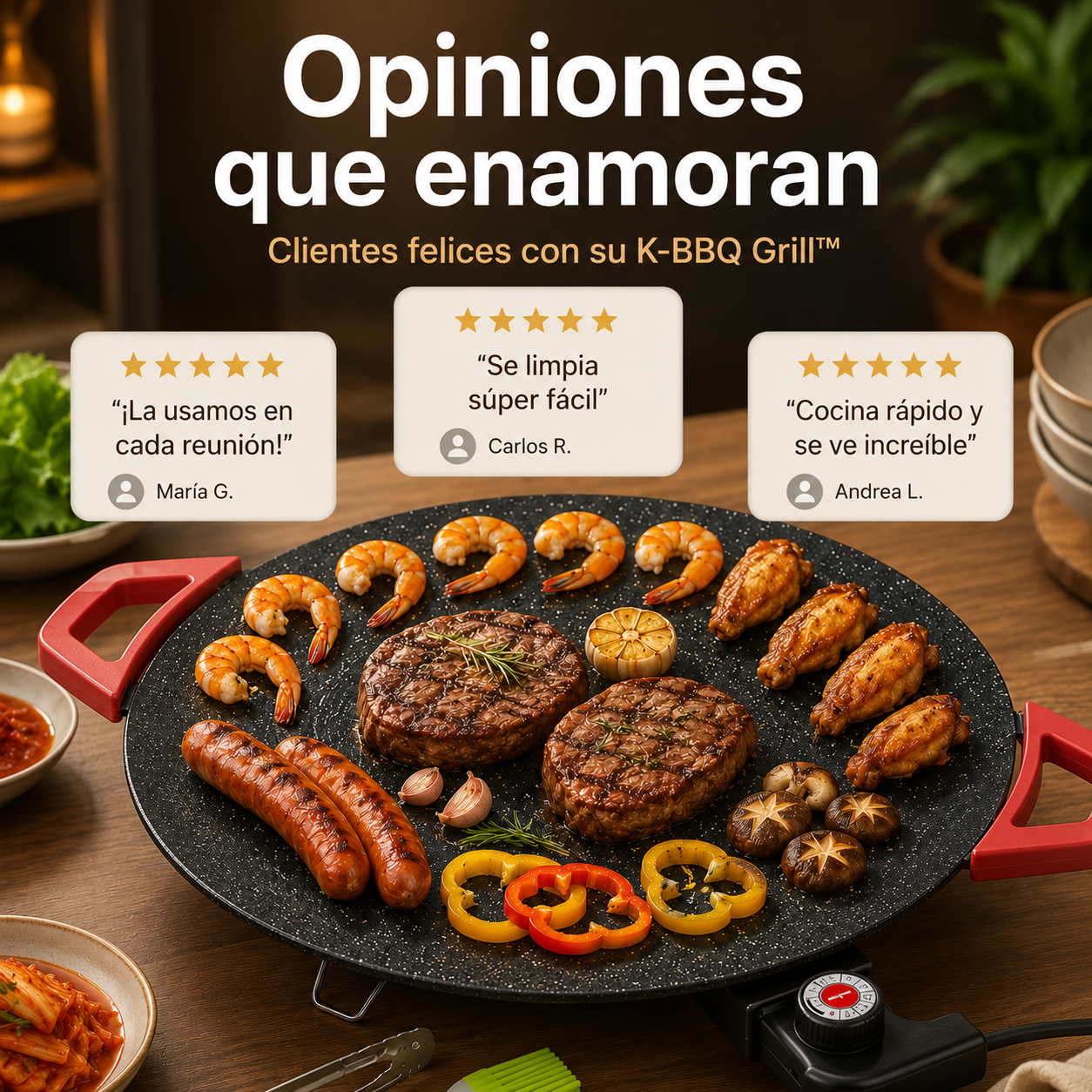 K-BBQ Grill™ - Cocina y parrilla en casa