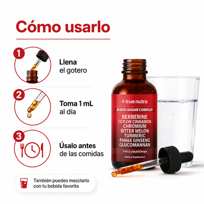 True Nutra BSC – Fórmula Natural para Glucosa y Energía