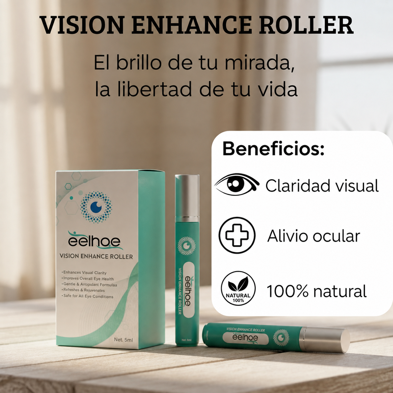 Vision Enhance Roller – Alivio para Ojos Cansados