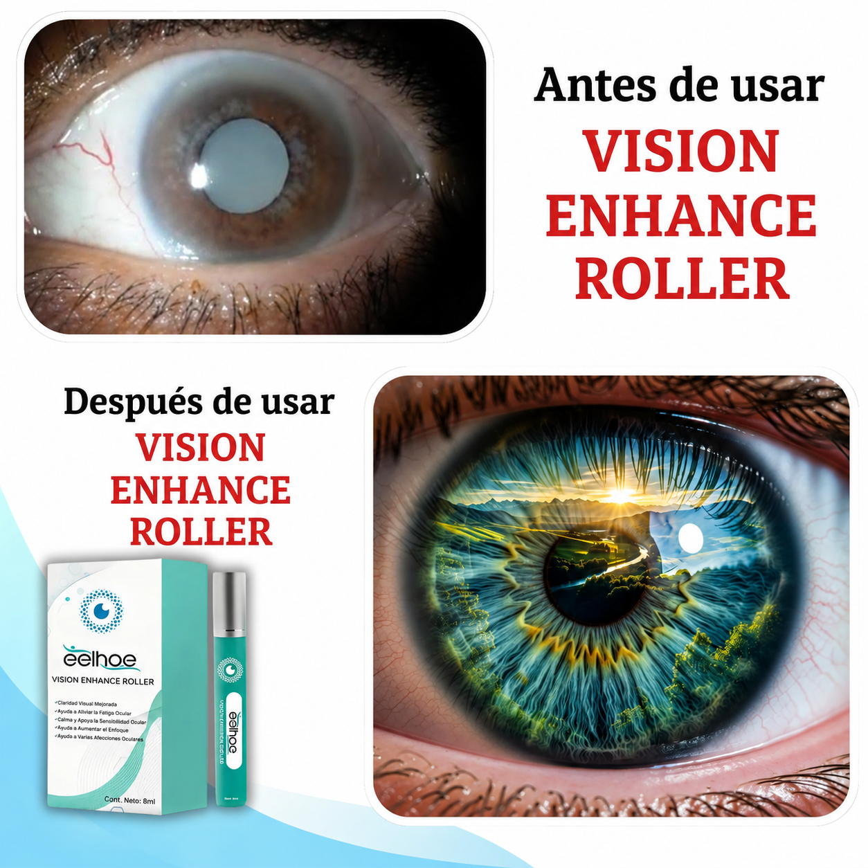 Vision Enhance Roller – Alivio para Ojos Cansados