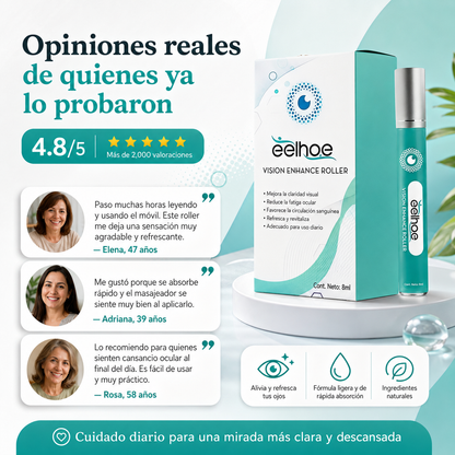 Vision Enhance Roller – Alivio para Ojos Cansados
