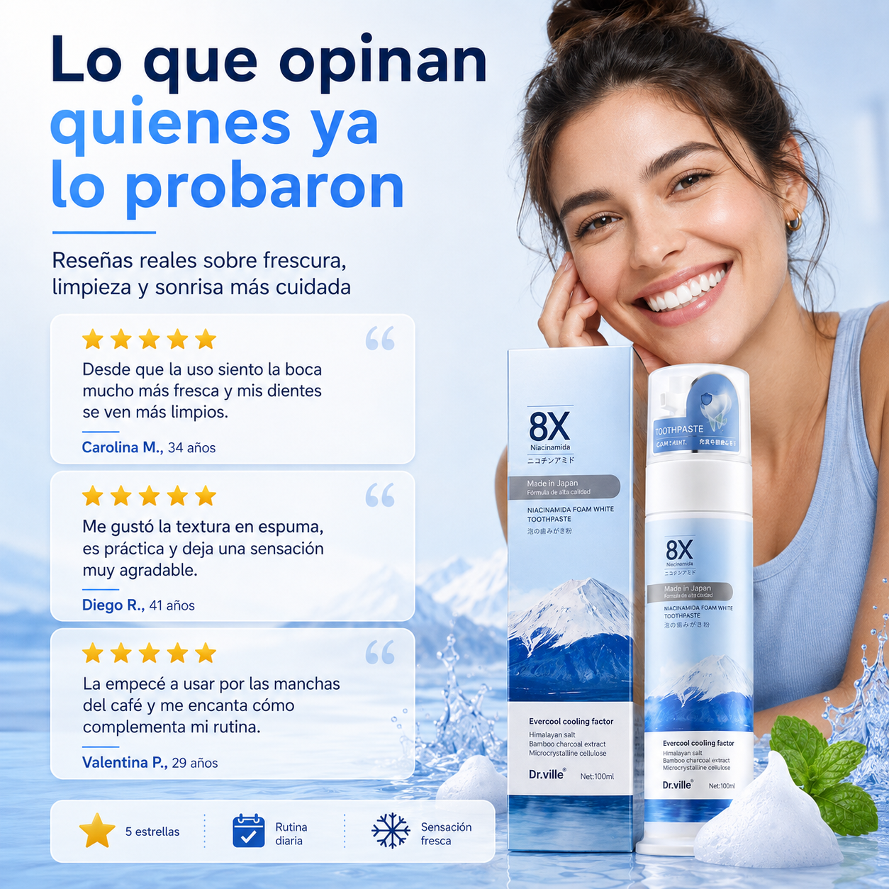 DentGlow™ – Espuma Dental Iluminadora