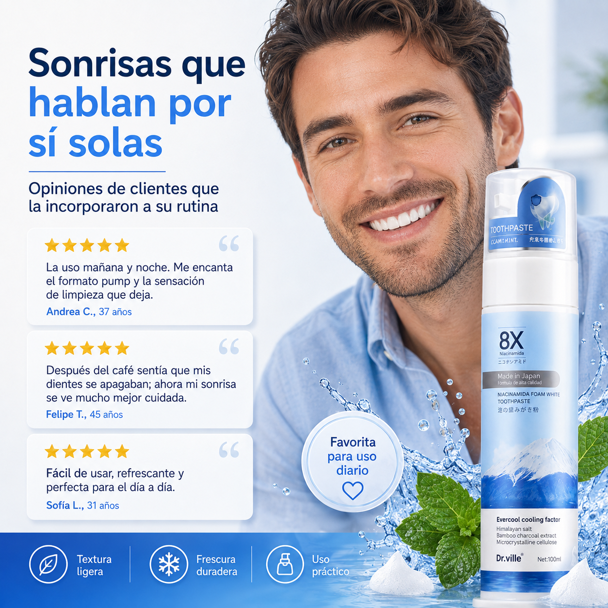DentGlow™ – Espuma Dental Iluminadora