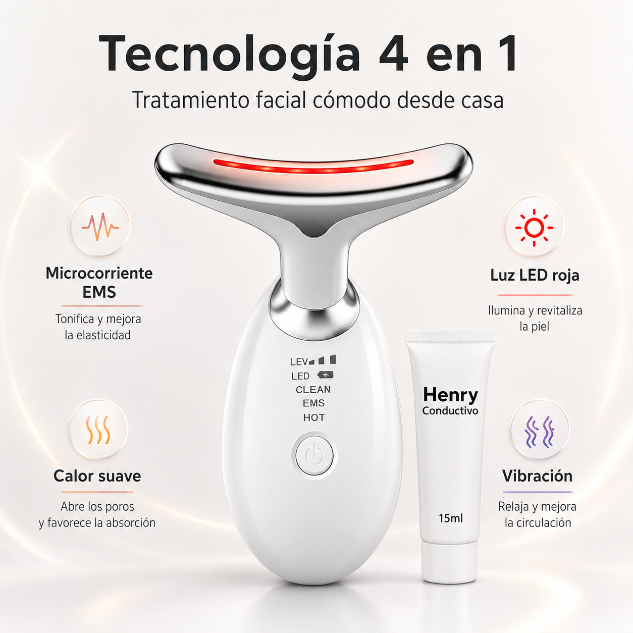 LumiLift™ – Dispositivo Facial 4 en 1