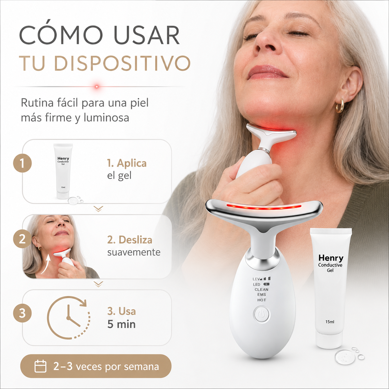 LumiLift™ – Dispositivo Facial 4 en 1