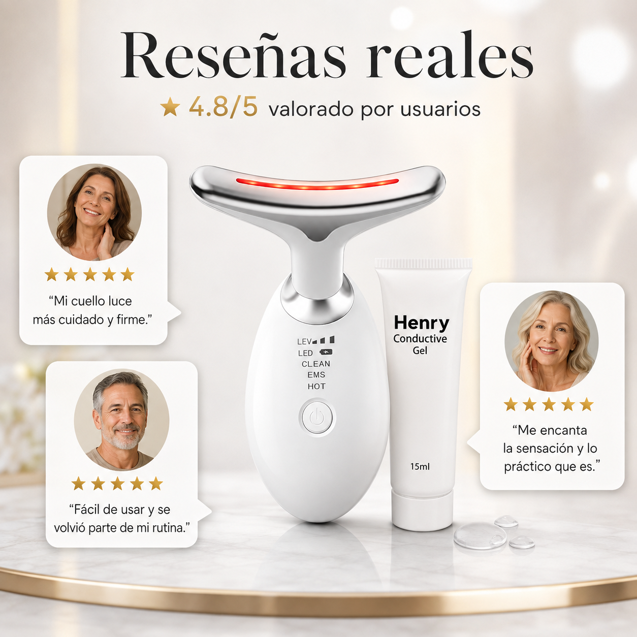 LumiLift™ – Dispositivo Facial 4 en 1