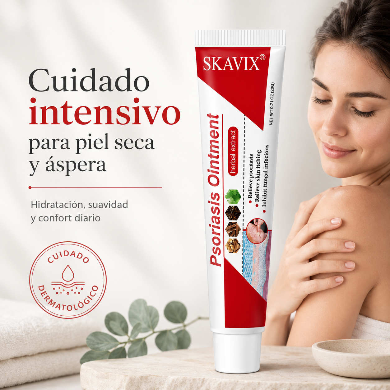 DermaVix™ – Bálsamo Reparador para Piel Seca y Áspera.