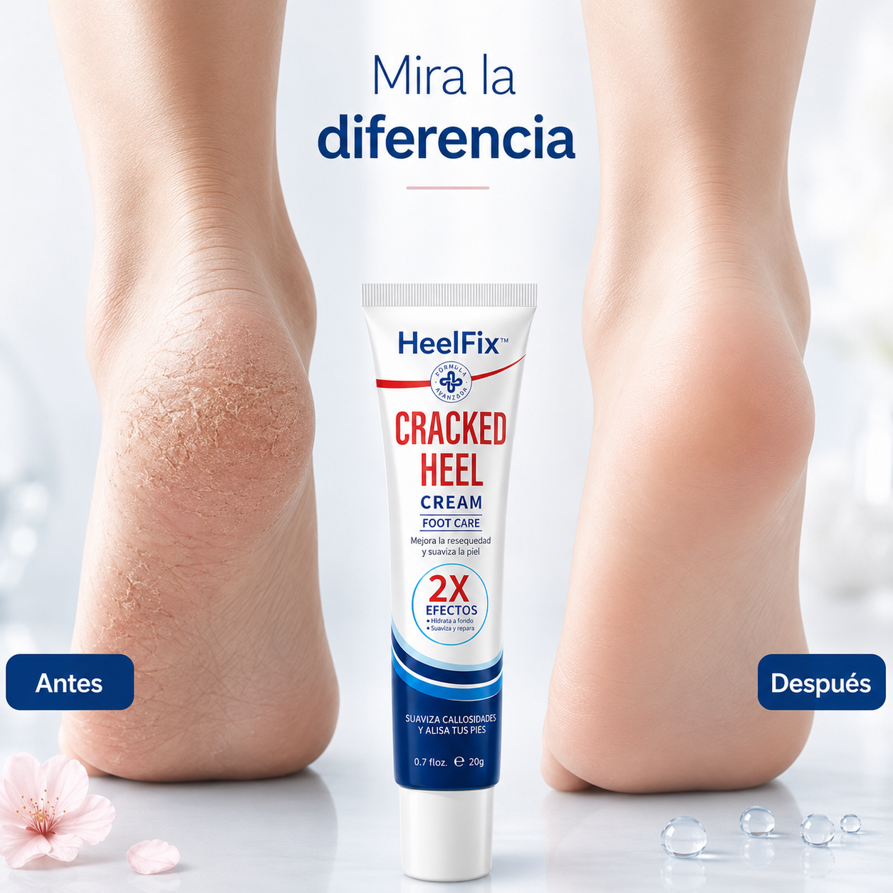 HeelFix™ – Crema Intensiva para Talones Secos y Ásperos