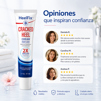 HeelFix™ – Crema Intensiva para Talones Secos y Ásperos