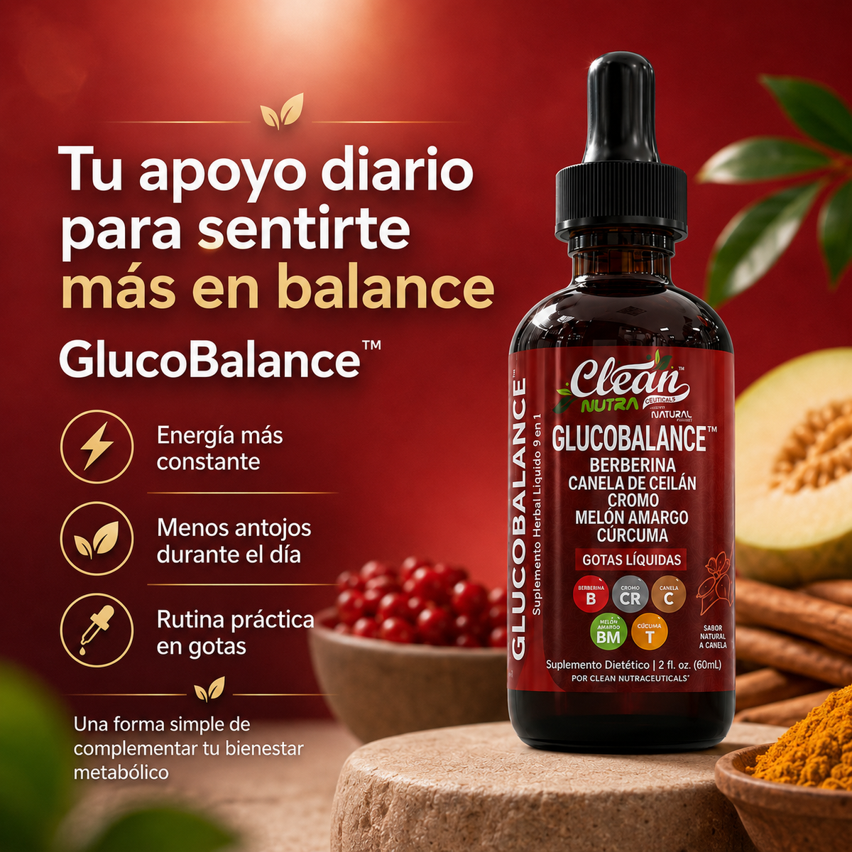 GlucoBalance™ – Apoyo diario para tu metabolismo