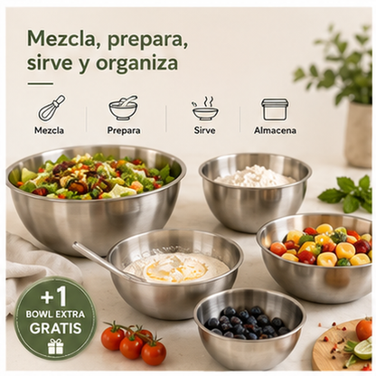 NestBowl™ - Set de Cocina 5 en 1