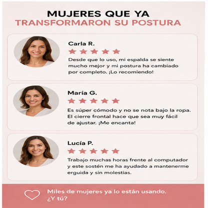 PostureLift™ | Sostén de Soporte Postural